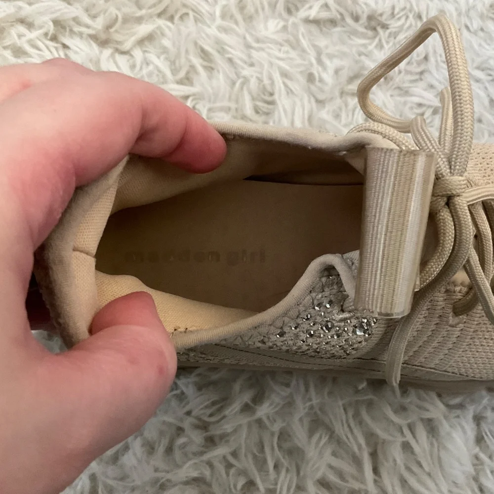 Madden‎ Girl Shimmerr Sneakers - Tan - Size 10